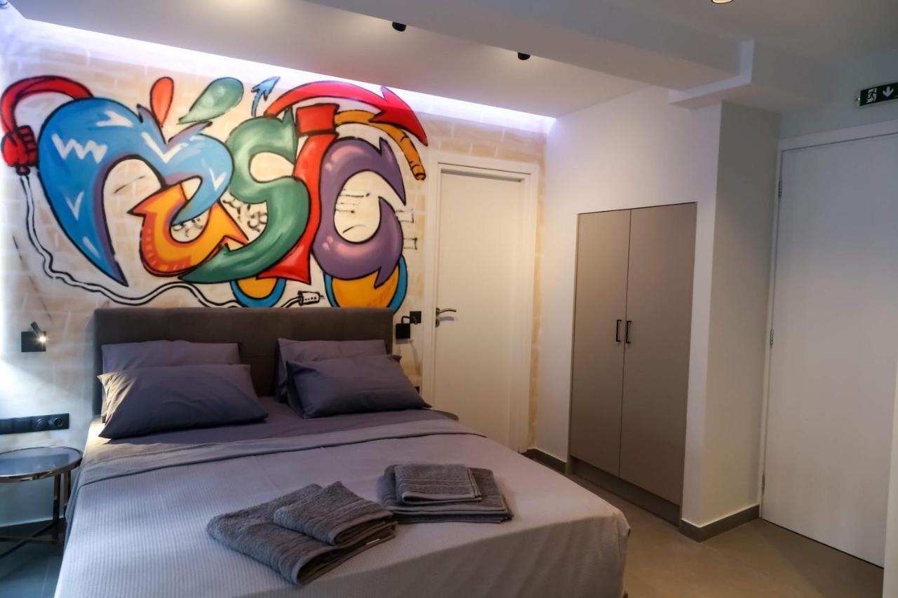 Triple A - Graffiti Homage In Psirri Square - Free Parking! Apartment Athens Exterior photo