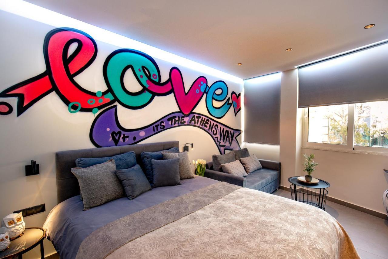 Triple A - Graffiti Homage In Psirri Square - Free Parking! Apartment Athens Exterior photo