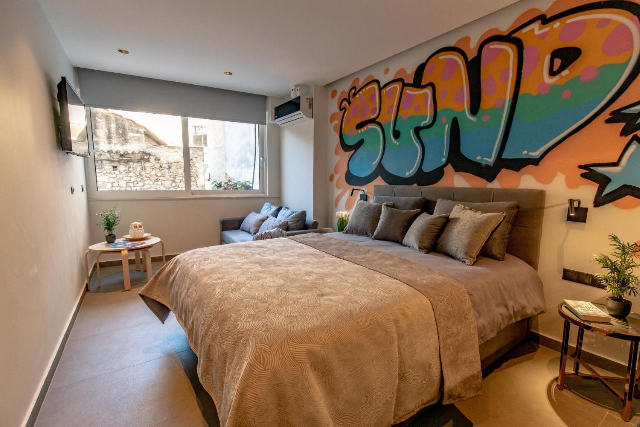 Triple A - Graffiti Homage In Psirri Square - Free Parking! Apartment Athens Exterior photo
