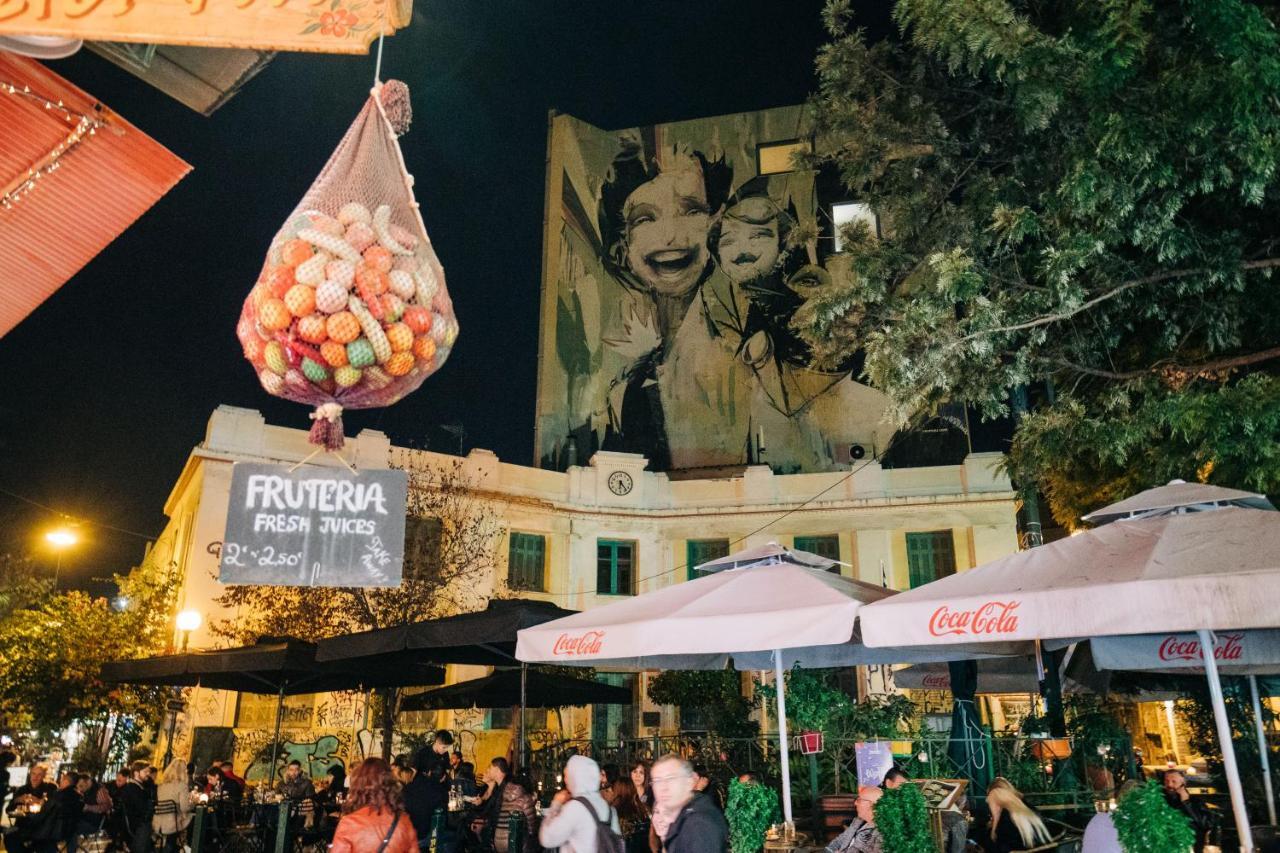Triple A - Graffiti Homage In Psirri Square - Free Parking! Apartment Athens Exterior photo