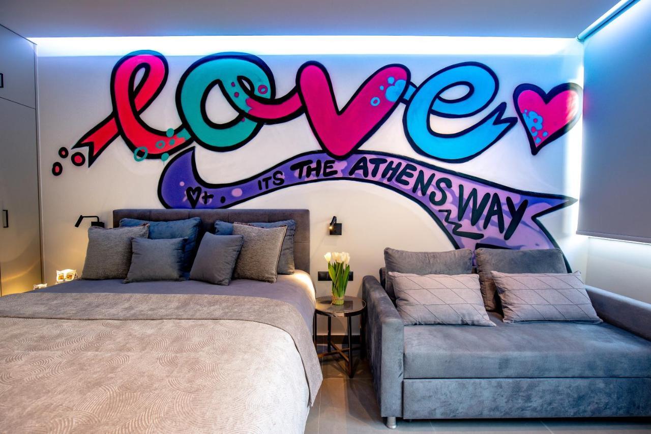 Triple A - Graffiti Homage In Psirri Square - Free Parking! Apartment Athens Exterior photo